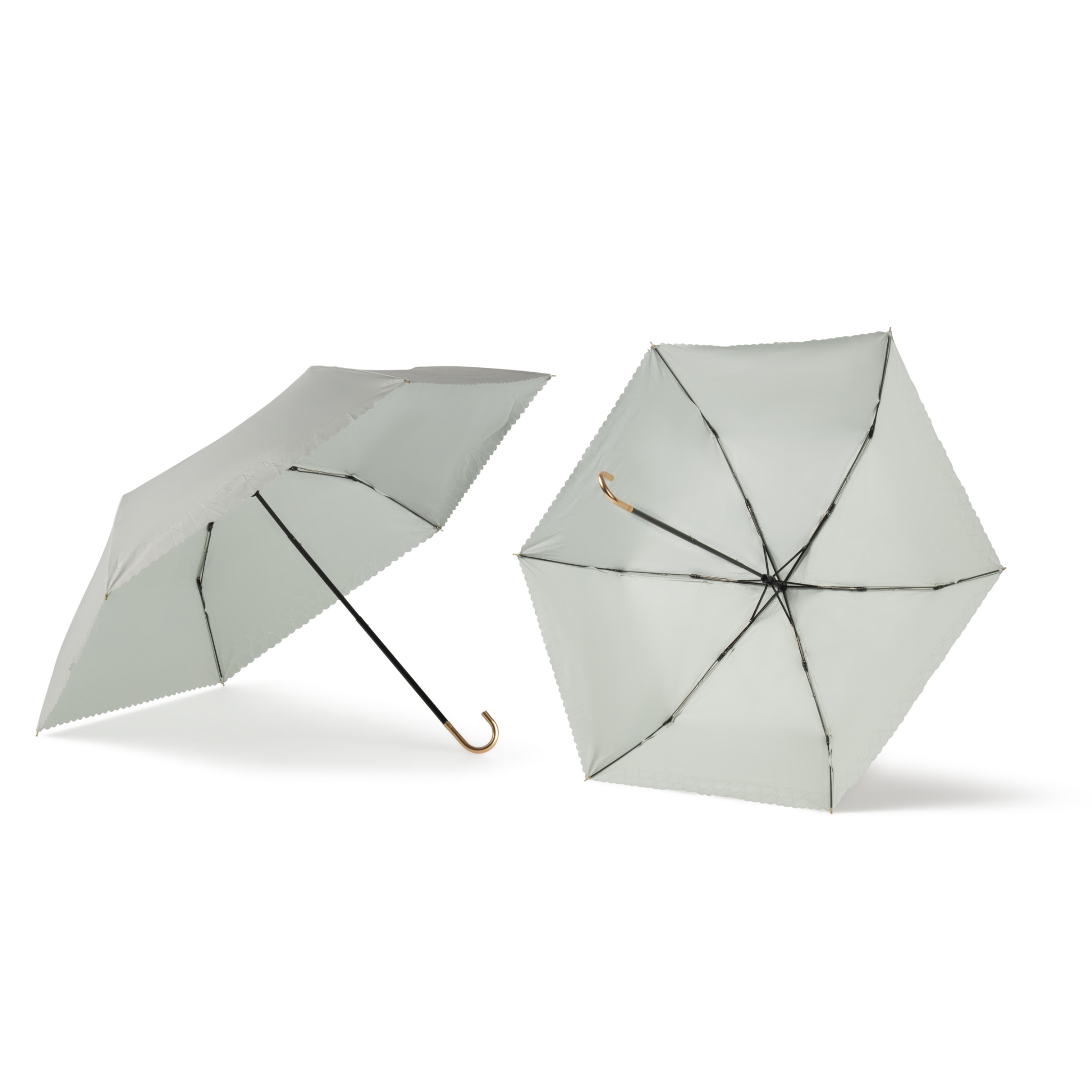 Romantic Breezer – with heart details & gold handle