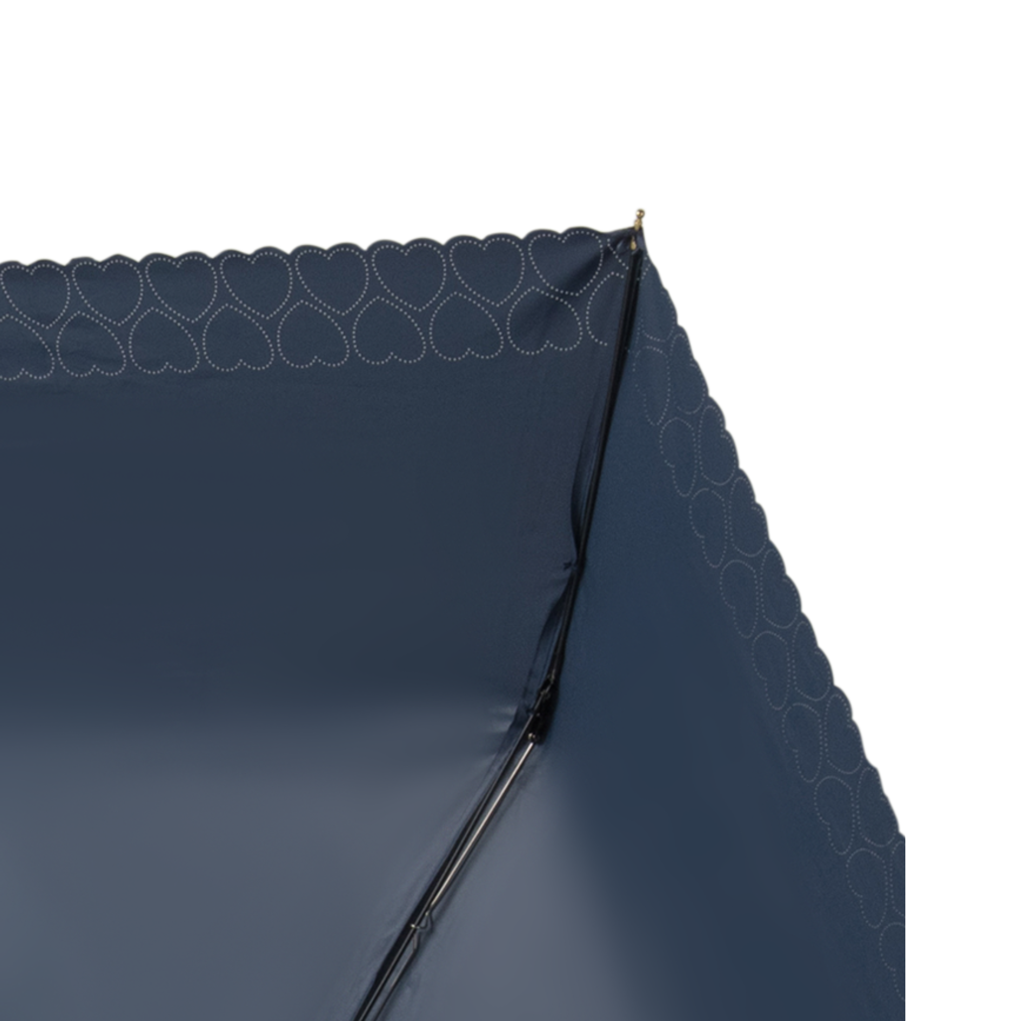 Romantic Breezer – with heart details & gold handle